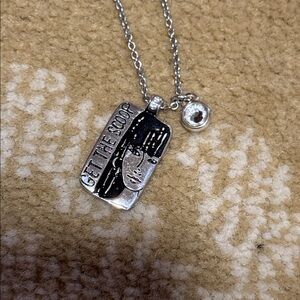 Brighton Get the Scoop Silver Pendant Necklace